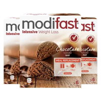 3X Modifast Intensive Reep Melk Chocolade 6 x 31 gr