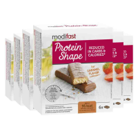6X Modifast Protein Shape Reep Chocolade Karamel 6 x 27 gr