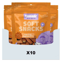 10X Braaaf Hondensnack Sticks Tonijn   Pompoen   Selderij 85 gr