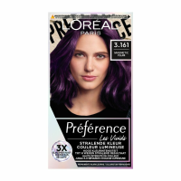 2X L'Oréal Preference Vivids Permanente Haarkleuring 3.161 Magnetic Plum
