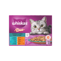 Whiskas Duo Adult Surf & Turf in Gelei Multipack 12 x 85 gr