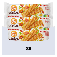 6X Céréal Sesambar met Honing 50 gr