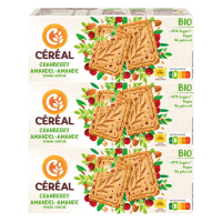 3X Céréal Healthy BIO Koek Cranberry Amandelen 132 gr