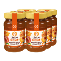 6X Céréal Jam Abrikoos & Perzik 270 gr