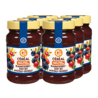 6X Céréal Jam Bosbes & Rode Bes 270 gr