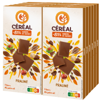 12X Céréal Chocoladetablet Praline 100 gr