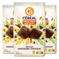 3X Céréal Mini Cakes Chocolade 196 gr