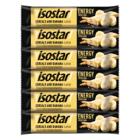 6X Isostar High Energy Sportreep Banaan 40 gr