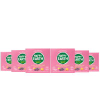 6X Happy Earth 100% Natuurlijke Shower Bar Lavender Ylang 90 gr