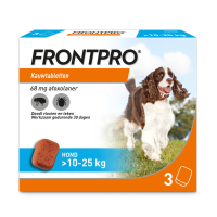 Frontpro Vlooien en Teken Hond L 10 25 kg 3 tabletten