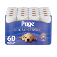 5X Page Toiletpapier Kussenzacht 3 laags 12 stuks