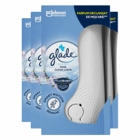 4X Glade Sense & Spray Houder Pure Clean Linen 18 ml