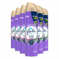 6X Glade Luchtverfrisser Spray Tranquil Lavender & Aloe 300 ml