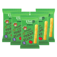 5X Ella's Kitchen Biologisch Mais Sticks 7+m Tomaat & Basilicum 16 gr