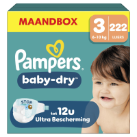 Pampers Baby Dry Luiers Maat 3 (6 10 kg) 222 stuks