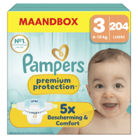 Pampers Premium Protection Luiers Maat 3 (6 10 kg) 204 stuks