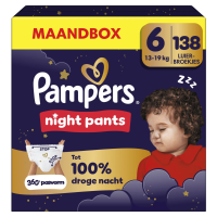 Pampers Baby Dry Night Pants Luierbroekjes Maat 6 (13kg+) 138 stuks