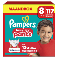 Pampers Baby Dry Luierbroekjes Maat 8 (17 kg+) 117 stuks