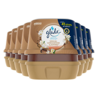 8X Glade Luchtverfrisser Gel Sandalwood & Jasmine 180 gr