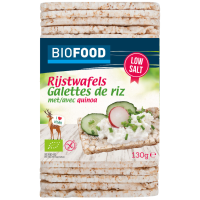 12X Damhert Biofood Maiswafels Quinoa Biologisch 130 gr