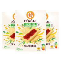 3X Céréal Crackers Glutenvrij En Lactosevrij 250 gr