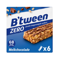 Hero B'tween Mueslireep Zero Melkchocolade 6x20gr
