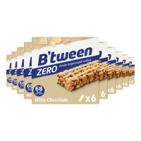 10X Hero B'tween Mueslireep Zero Witte Chocolade 6x20 gr
