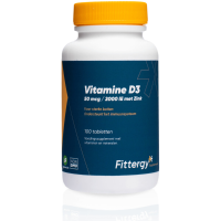 2X Fittergy Supplements Vitamine D3 50mcg Met Zink 100 tabletten