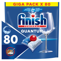 1+1 Gratis: Finish Vaatwastabletten Quantum All in 1 Regular 80 stuks