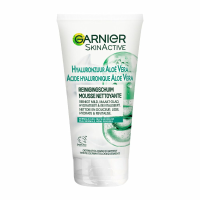 1+1 Gratis: Garnier SkinActive Hyaluronzuur Aloë Vera Gezichtsreinigingsschuim 150 ml