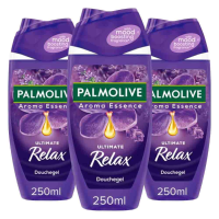 3X Palmolive Douchegel Aroma Essence Ultimate Relax 250 ml