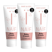 3X Naif Baby & Kids Vettende Crème 75 ml