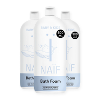 3X Naif Baby & Kids Badschuim 500 ml