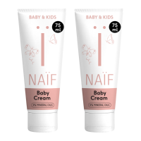 2X Naif Baby & Kids Vettende Crème 75 ml