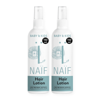 2X Naif Baby & Kids Haarlotion Anti klit 150 ml
