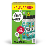 6X Marcel's Green Soap Wasmiddel Kleur Perzik & Jasmijn 23 Wasbeurten 1 liter