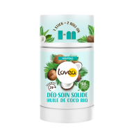 2X Lovea Solid Deodorant Organic Coconut Oil 50 gr