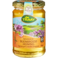 2X De Traay Bijenbrood Honing Biologisch 350 gr