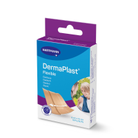 3X Dermaplast Flexibele Pleisters 10 cm x 6 cm 10 stuks