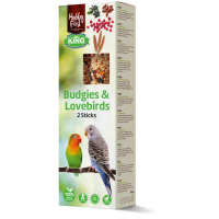10X HobbyFirst King Sticks Parkiet & Dwergpapegaai Fruit 60 gr