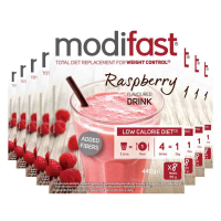 8X Modifast Weight Control Milkshake Raspberry 8 x 55 gr