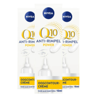 3X NIVEA Oogcontourcrème Q10 Anti Rimpel 15 ml