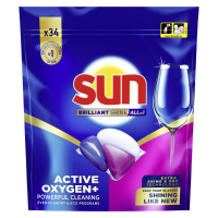 2+4 Gratis: Sun Brilliant Shine All in 1 Vaatwastabletten 34 stuks