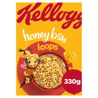 2X Kellogg's Honey Loops Ontbijtgranen 330 gr