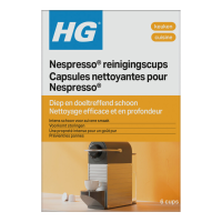 2E halve prijs: HG Nespresso Reinigingscups 6 stuks