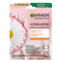 6X Garnier SkinActive Hydra Bomb Tissue Masker met Kamille en Hyaluronzuur