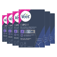 6X Veet Expert Ontharingscrème Bikini Kit 2 x 50 ml