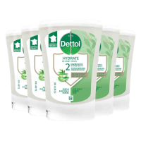 5X Dettol No Touch Handzeep Navulling Hydraterende Aloe Vera 250 ml