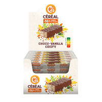 Céréal Crispy Wafel Chocolade Vanille 20 x 28 gr