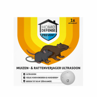 Home Defense Muizen  en Rattenverjager 60 m2 Ultrasoon